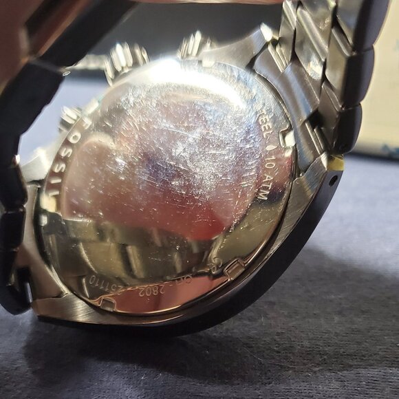 Fossil CH-2802 Smoke Gray Stainless Steel Case 46mm - Picture 5 of 10